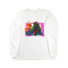 LIFE_is_a_JOKEの焼き魚ちゃん Long Sleeve T-Shirt