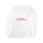 カメラマンと猫のお店の千里の道も一歩から Long Sleeve T-Shirt