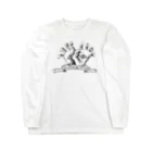 Paint 'em allのNot crazy be psycho　おてておめめ Long Sleeve T-Shirt