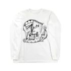 フクハラアキコのカオのあるもようA Long Sleeve T-Shirt