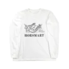 HORSMART公式ショップの色選べます『HORSMARTオリジナル商品』 ロングスリーブTシャツ