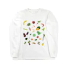 mikitoartのfoods Long Sleeve T-Shirt