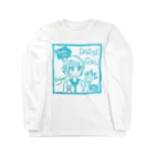 SWEET＆SPICY 【 すいすぱ 】ダーツのGAME ON!　【SWEET LIGHTBLUE】 ロングスリーブTシャツ