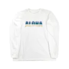 aloha808mahaloのALOHA × ビーチ＠ハワイ Long Sleeve T-Shirt