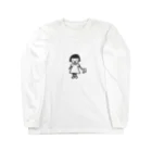 さくら茶のレトロな子供 Long Sleeve T-Shirt