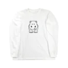 SAKURA スタイルの可愛い　カバ　アイテム Long Sleeve T-Shirt