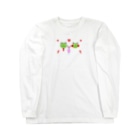 🐸かえるさんと仲間たち🐸のデート中のかえるさん Long Sleeve T-Shirt