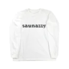 Saunazzyの【saunazzy】スラッシュロゴTシャツ ロングスリーブTシャツ