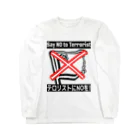 ｢#反中共の大嵐｣運動のSayNOtoTERRORIST ロングスリーブTシャツ