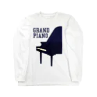 DRIPPEDのGRAND PIANO-グランドピアノ- Long Sleeve T-Shirt