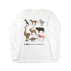 huroshikiの 絶滅動物 Extinct Animal ロングスリーブTシャツ