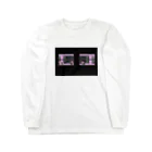 watery moonのpink mirage train Long Sleeve T-Shirt