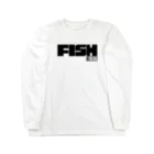 おもしろいTシャツ屋さんのFISHING　釣り　FISH　 Long Sleeve T-Shirt