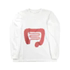 8anna storeの人体のなぞ。ぴかぴかピンクの大腸。 Long Sleeve T-Shirt