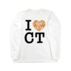 SHOP W　SUZURI店のI ♥ Cha Tora ロングスリーブTシャツ Long Sleeve T-Shirt