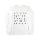 picselのpicsel font 01 ロングスリーブTシャツ