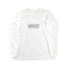 orumsの露骨な [Explicit] -Label- Long Sleeve T-Shirt