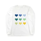 OlliemoのHearts  ロングスリーブTシャツ