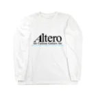 Altero_Custom_GuitarsのAltero Custom Guitars02（淡色向け） ロングスリーブTシャツ