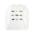 にこぴの生きもの屋さんのイモムシ図鑑 Long Sleeve T-Shirt