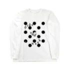 Planet EvansのH&P in a dot（水玉柄の中） Long Sleeve T-Shirt