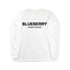 TOKYO LOGOSHOP 東京ロゴショップのBLUEBERRY LONDON ENGLAND-ブルーベリー ロンドン イングランド- 黒ロゴ ロングスリーブTシャツ