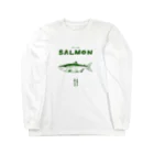 HINO DESIGN のSALMON MAIN DISH. ロングスリーブTシャツ