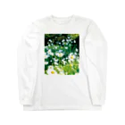 akane_art（茜音工房）の癒しの風景（シャスタデイジー） Long Sleeve T-Shirt