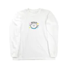 道産子あーかのぼんやりショップの躍る道産子あざらしくん Long Sleeve T-Shirt