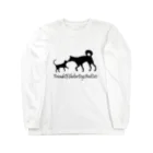 保健所犬猫応援団の保健所犬猫応援団 롱 슬리브 티셔츠