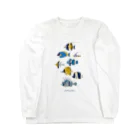 Astrio SUZURI店のお魚いろいろ 縦2 Long Sleeve T-Shirt