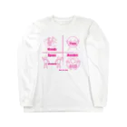 K＿Moonのアマビエピンク Long Sleeve T-Shirt