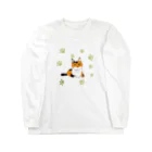 amamartの猫ちゃんと一緒 Long Sleeve T-Shirt