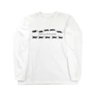 qplus9のmuybridge cats Long Sleeve T-Shirt