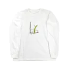 aicecreamの【L】カマキリついてるよ！イニシャル Long Sleeve T-Shirt