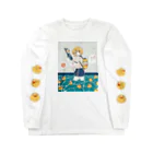 アイロニーのひよこ鉄砲in銭湯 Long Sleeve T-Shirt