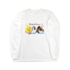 モルモット&小動物雑貨屋さん「パティ&ルンルン」のオリジナルイラストです☆ Long Sleeve T-Shirt