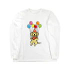 ハッピー・ラブラドールズのバースデーイエローラブラドール Long Sleeve T-Shirt