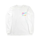 neko_00003のてぬきてがきネコチャン（虹） Long Sleeve T-Shirt