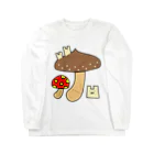 2Dうさぎの2Dうさぎ きのこ Long Sleeve T-Shirt