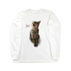 コムノのキジトラ猫の鶉（うずら） Long Sleeve T-Shirt