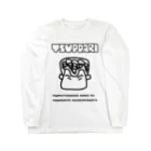 sandy-mの昭和のツッパリくん ファンシー 黒線 Long Sleeve T-Shirt