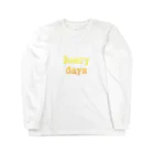 空想ロゴのBeery days ロングスリーブTシャツ