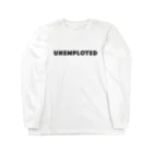 mincora.のニート UNEMPLOYED　- black ver. 01 - ロングスリーブTシャツ