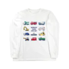 さはらそのこ｜イラストレーターのはたらく車11種 Long Sleeve T-Shirt