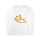 ひつじの猫のウミウシ ロングスリーブTシャツ