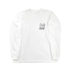 puikkoのアナトリア象形文字　スフィンクス（ワンポイント　黒） Long Sleeve T-Shirt