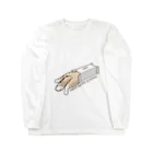 MasakitのHAKO NEKO SLYDING モフモフ Long Sleeve T-Shirt