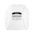 山田全自動のショップの御成敗式目文字のみ Long Sleeve T-Shirt