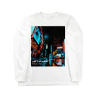 homofuturusのMidnight urban street ロングスリーブTシャツ